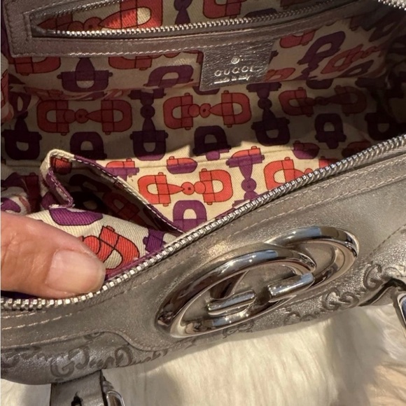 ✨ Gucci Guccissima Silver Mini Boston Bag – Limited Edition ✨ - Picture 7 of 15